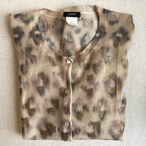 Gold Leopard Cardigan